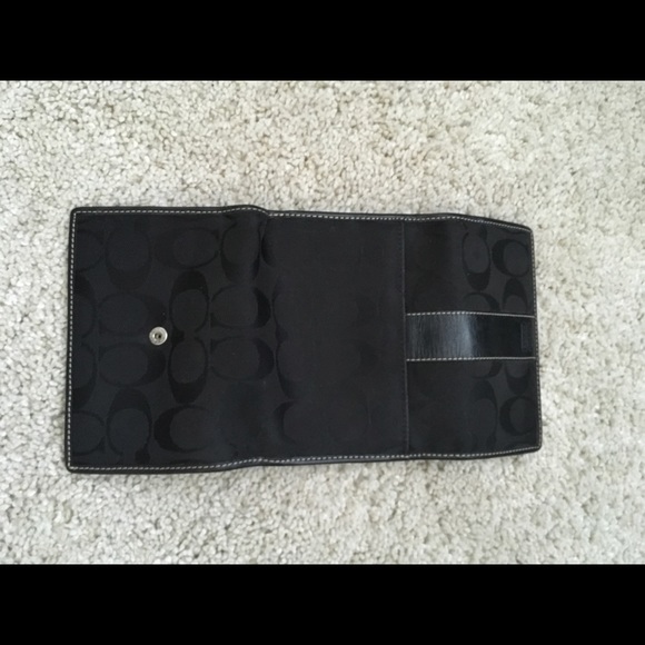 Coach Black Jacquard Wallet - Picture 2 of 3